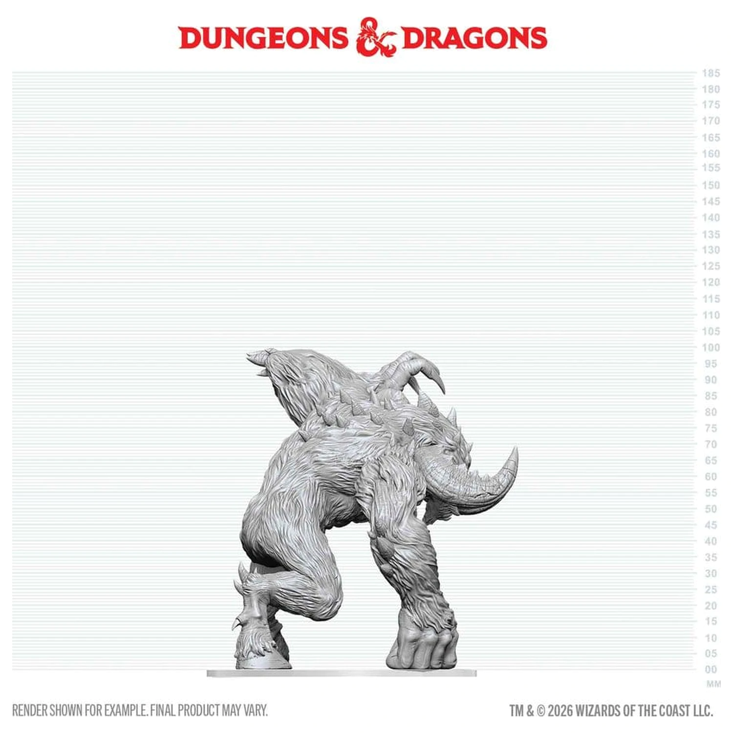 D&D Nolzur's Marvelous Miniatures Unpainted Boxed Miniatura Goristro 15 cm zdjęcie produktu