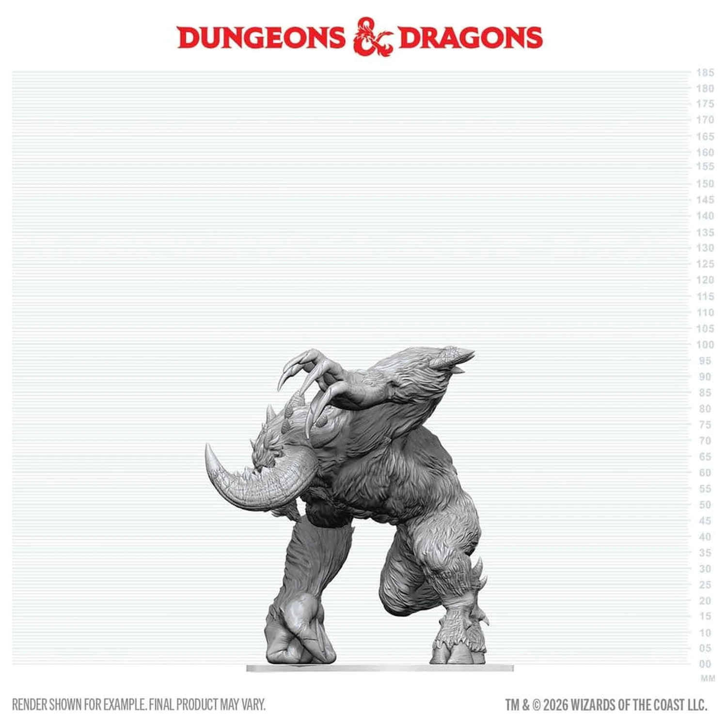D&D Nolzur's Marvelous Miniatures Unpainted Boxed Miniatura Goristro 15 cm zdjęcie produktu