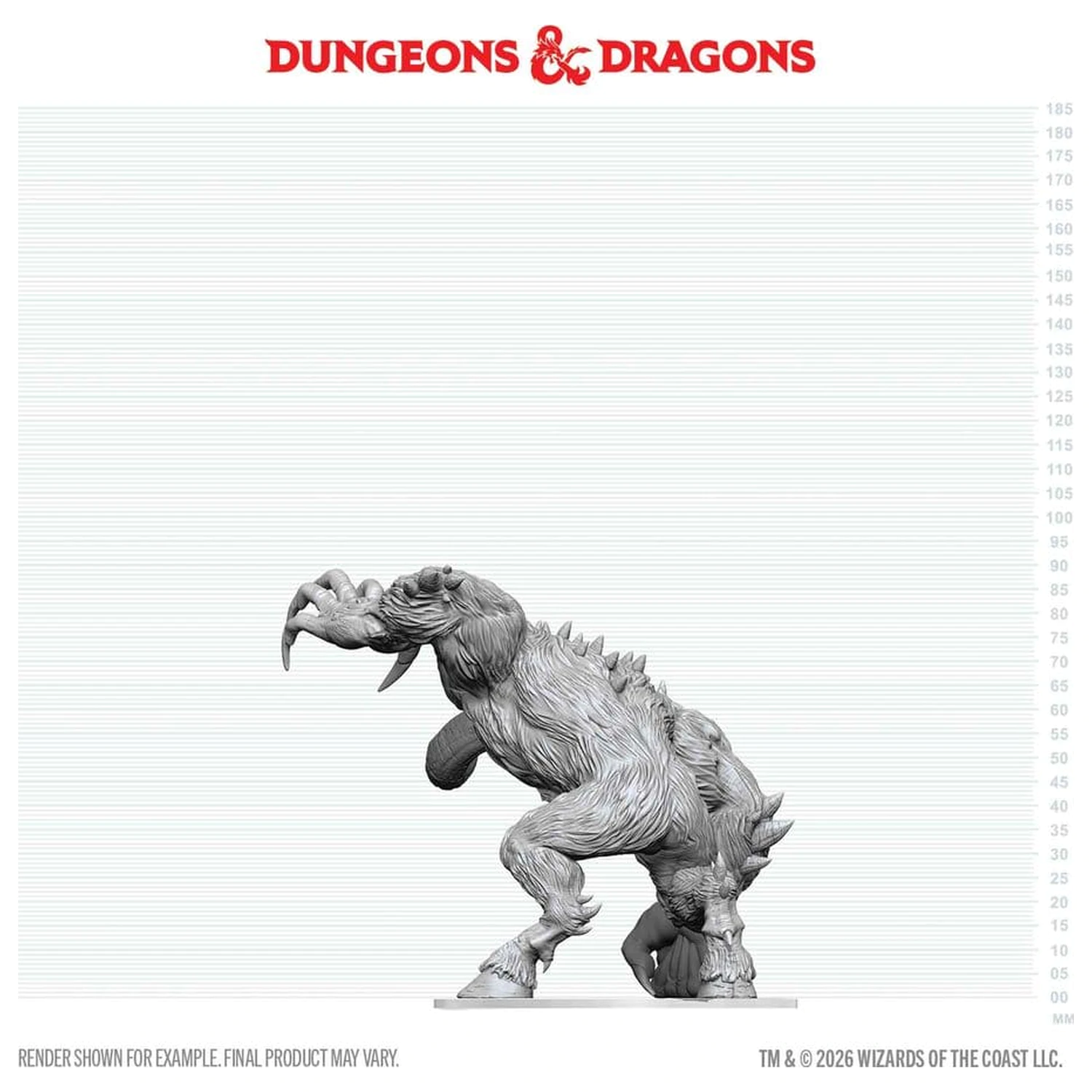 D&D Nolzur's Marvelous Miniatures Unpainted Boxed Miniatura Goristro 15 cm zdjęcie produktu