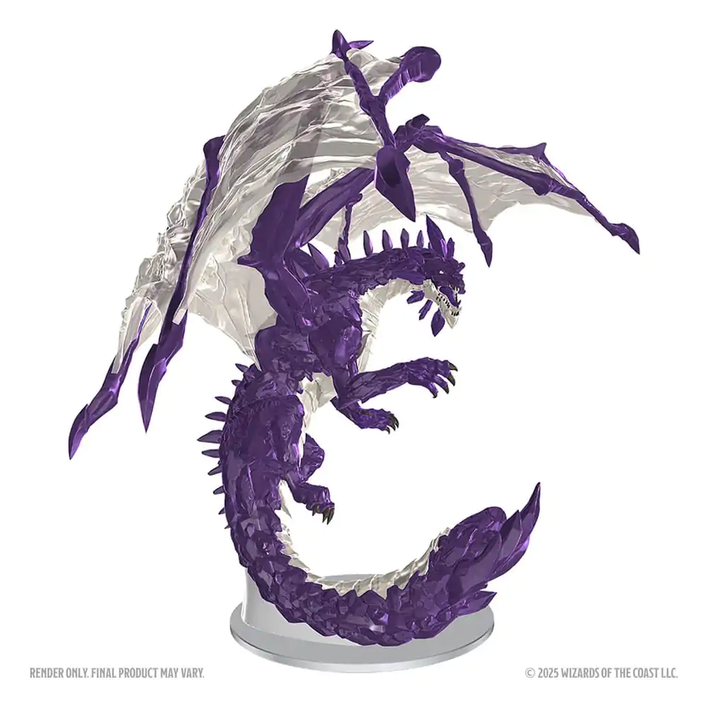 D&D Nolzur's Marvelous Miniatures Niezamalowane Miniatury Dorosły Amethyst Dragon 38 centymetrów zdjęcie produktu