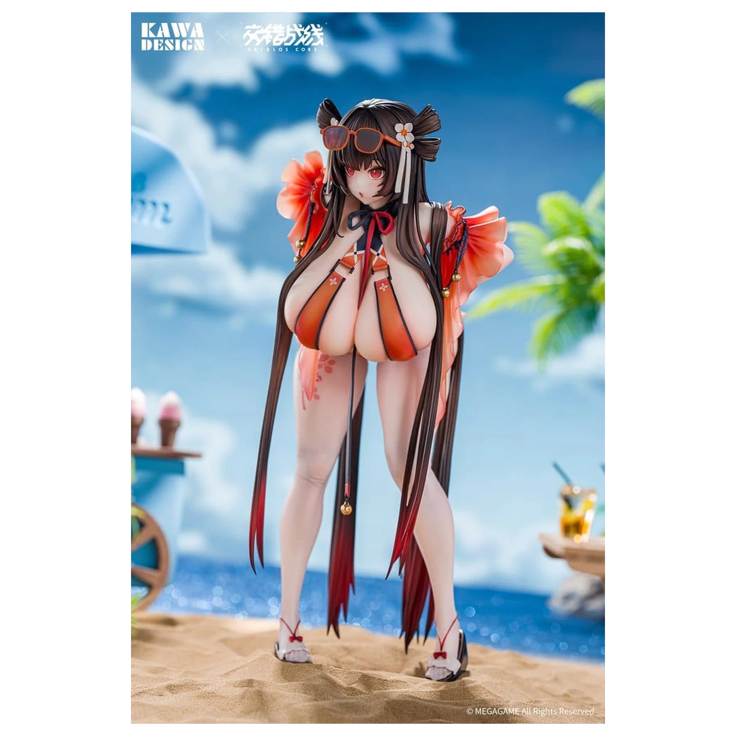 Daiblos Core Figurka PVC 1/6 Maree Rouge Rakubai no Utage 25 cm zdjęcie produktu