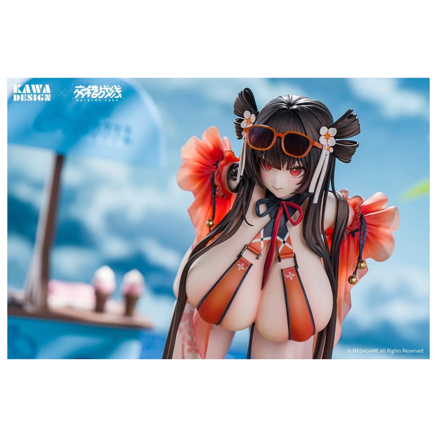 Daiblos Core Figurka PVC 1/6 Maree Rouge Rakubai no Utage 25 cm zdjęcie produktu