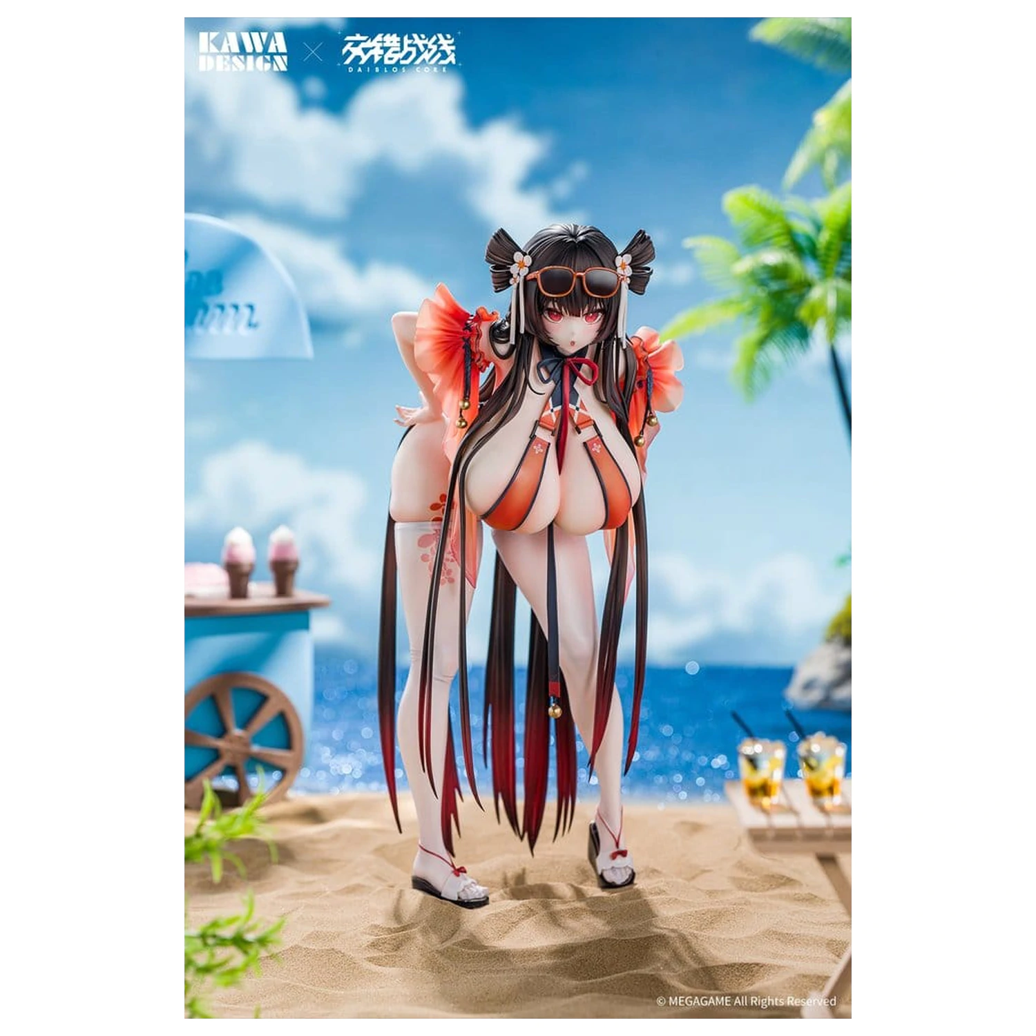 Daiblos Core Figurka PVC 1/6 Maree Rouge Rakubai no Utage 25 cm zdjęcie produktu