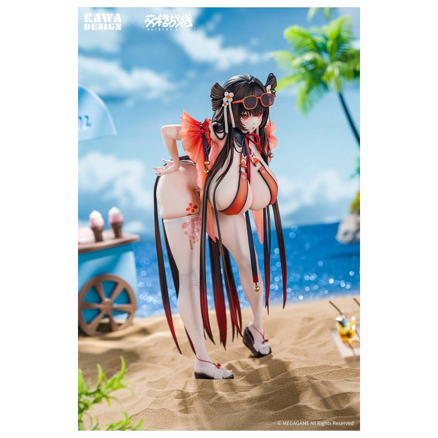 Daiblos Core Figurka PVC 1/6 Maree Rouge Rakubai no Utage 25 cm zdjęcie produktu