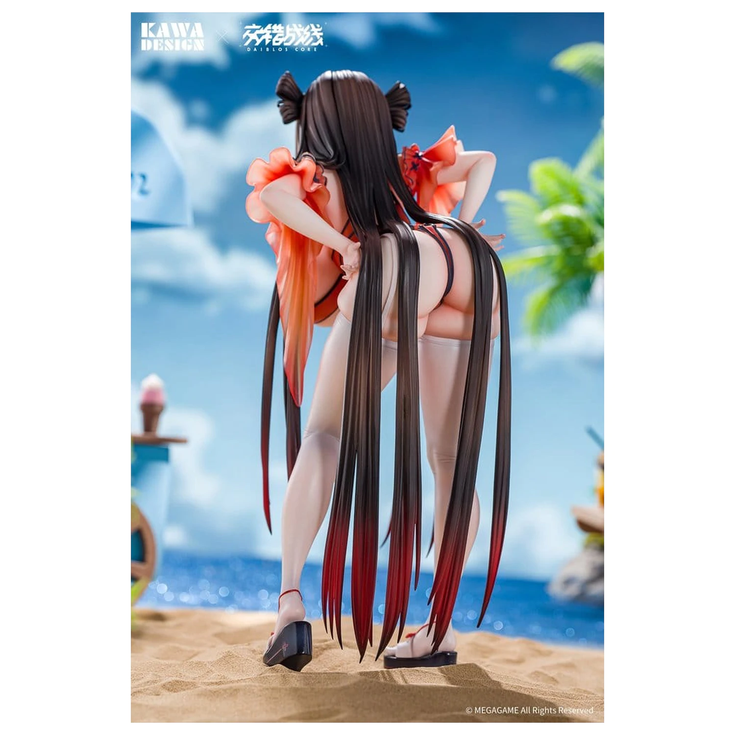 Daiblos Core Figurka PVC 1/6 Maree Rouge Rakubai no Utage 25 cm zdjęcie produktu