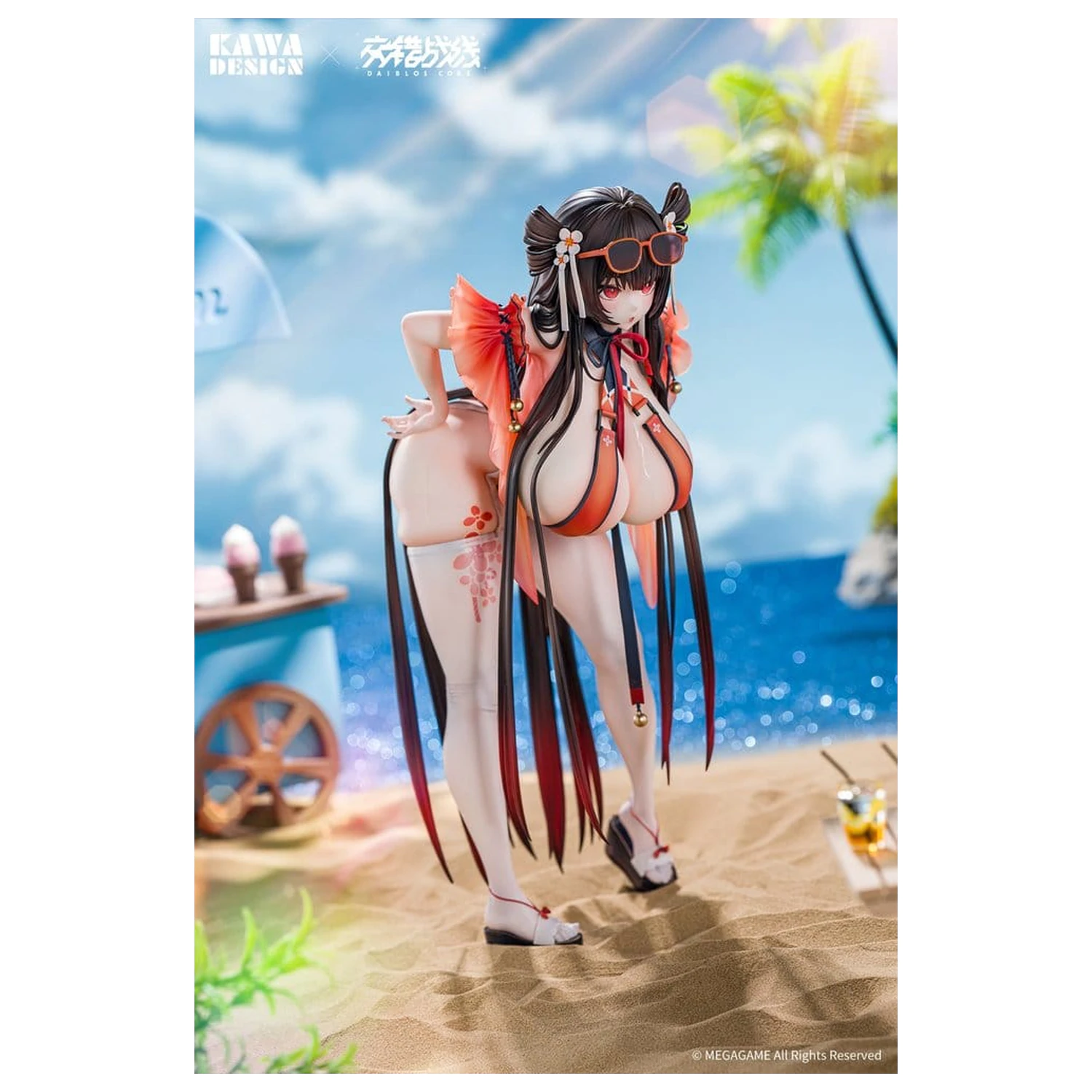 Daiblos Core PVC Figurka 1/6 Maree Rouge Rakubai no Utage Wet Ver. 25 cm zdjęcie produktu