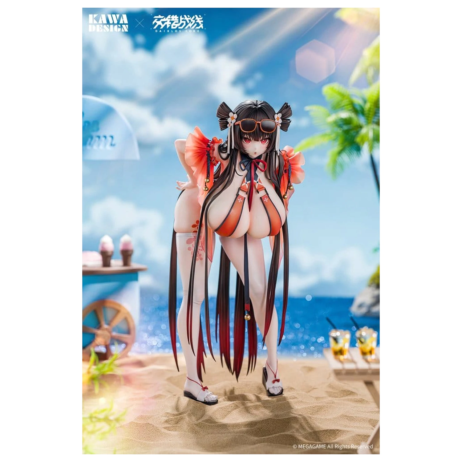 Daiblos Core PVC Figurka 1/6 Maree Rouge Rakubai no Utage Wet Ver. 25 cm zdjęcie produktu