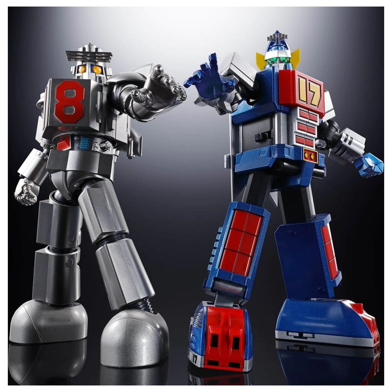 Daitetsujin 17 Soul of Chogokin Diecast Action Figure GX-101S Daitetsujin 17 i 18 Graviton Box 18 cm zdjęcie produktu