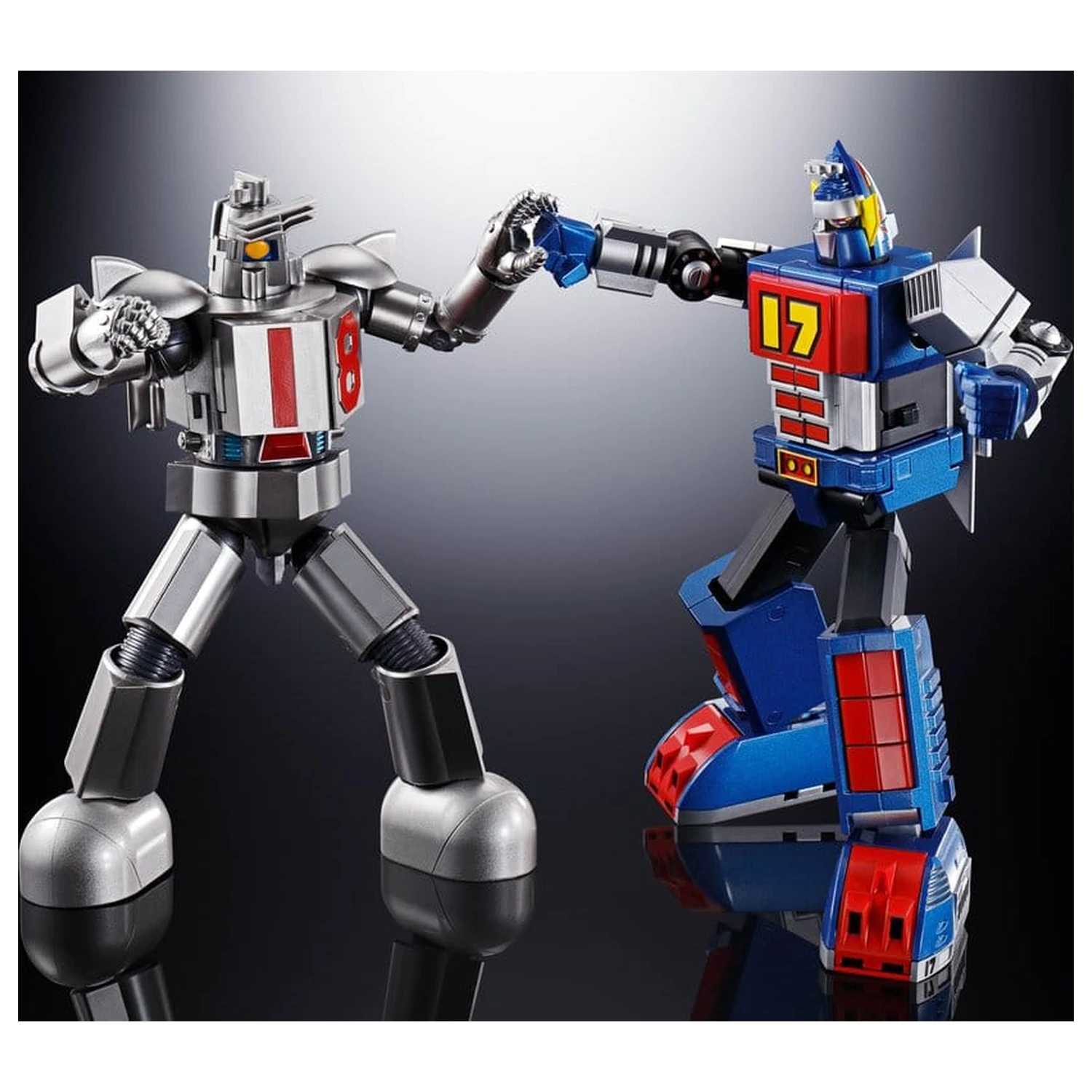 Daitetsujin 17 Soul of Chogokin Diecast Action Figure GX-101S Daitetsujin 17 i 18 Graviton Box 18 cm zdjęcie produktu