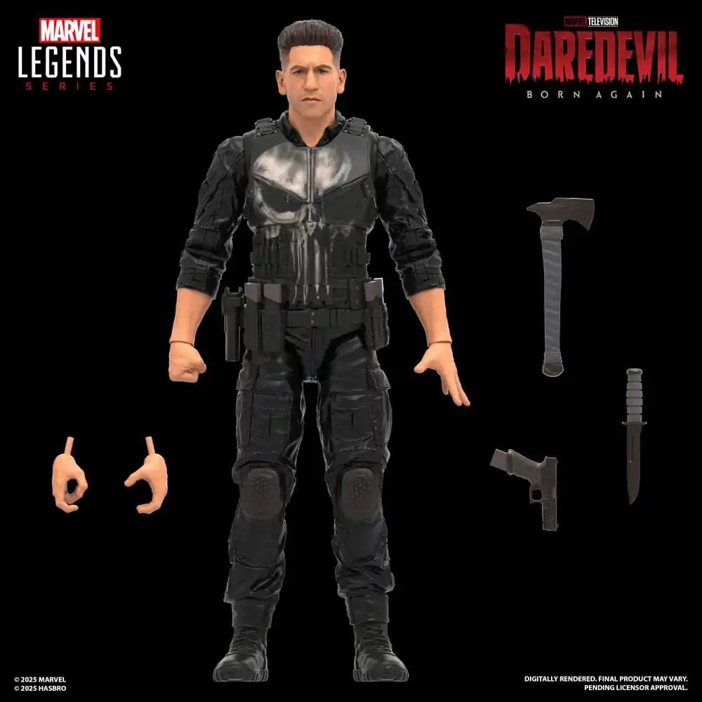 Daredevil: Born Again Marvel Legends Figurka Akcji Punisher 15 cm zdjęcie produktu