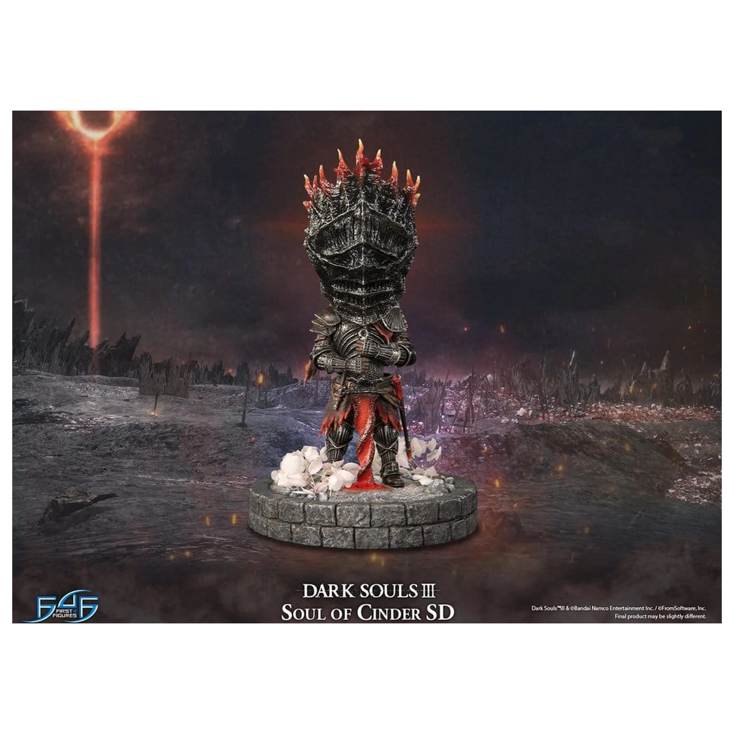 Dark Souls III Żywiczna Statuetka Soul of Cinder SD 22 cm zdjęcie produktu