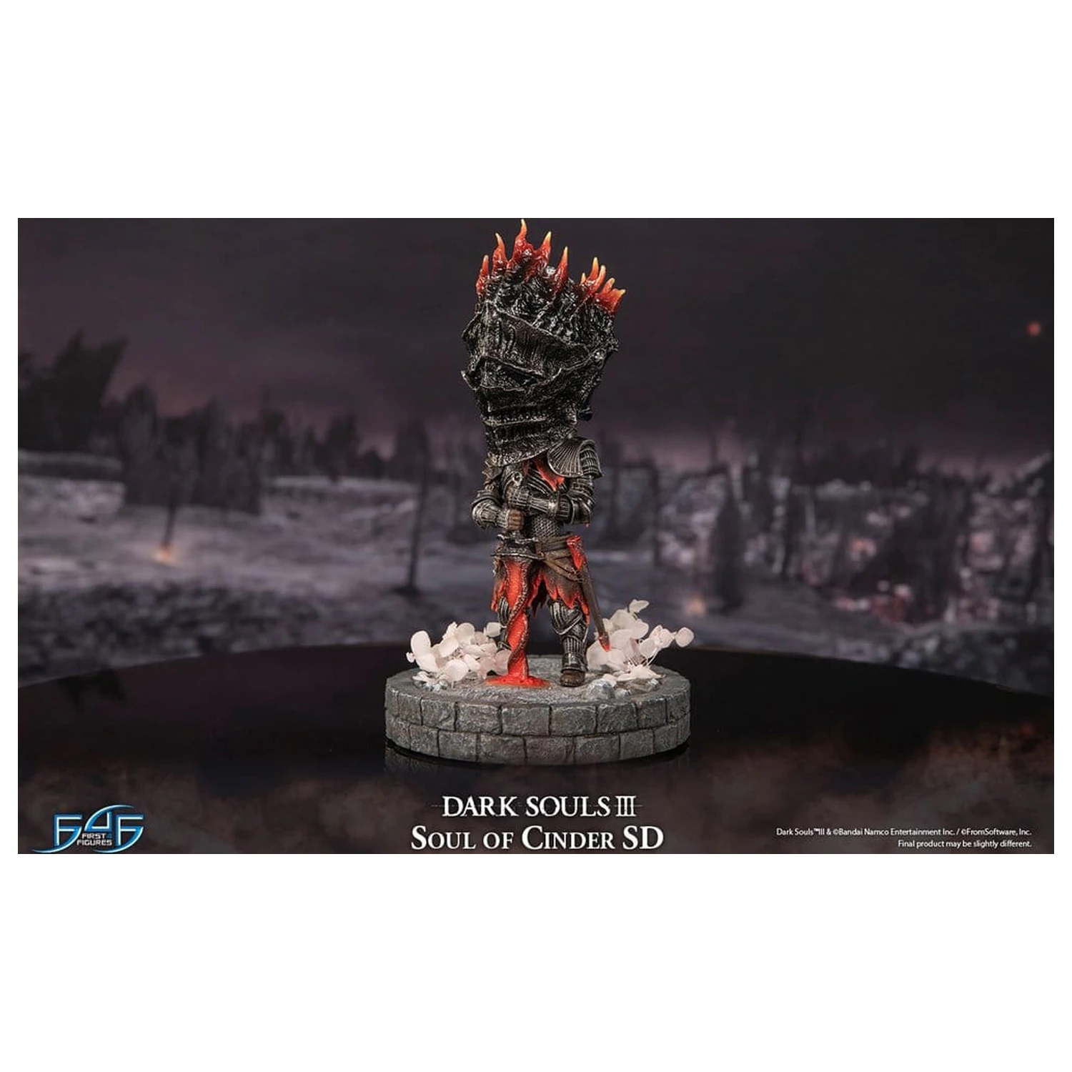 Dark Souls III Żywiczna Statuetka Soul of Cinder SD 22 cm zdjęcie produktu