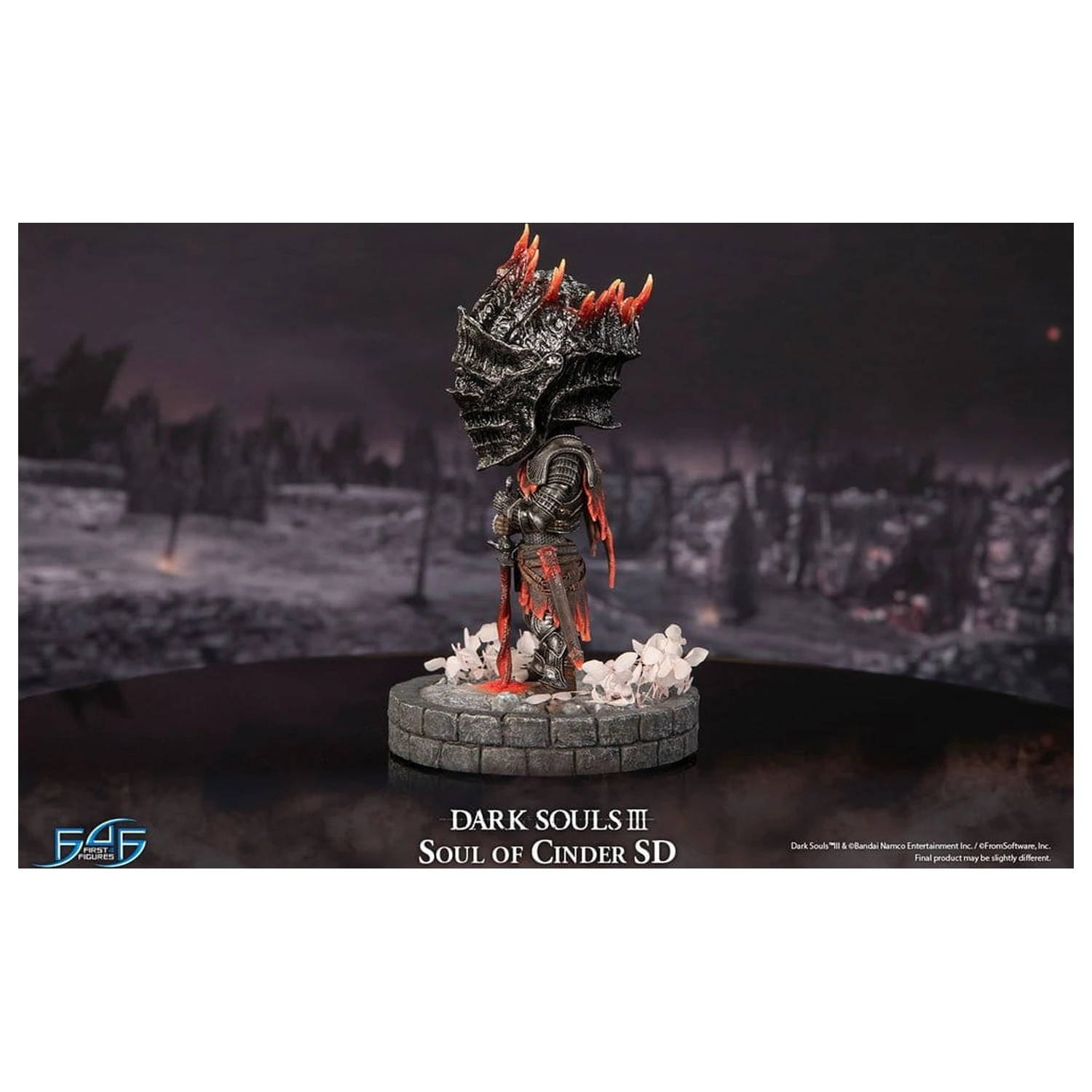 Dark Souls III Żywiczna Statuetka Soul of Cinder SD 22 cm zdjęcie produktu