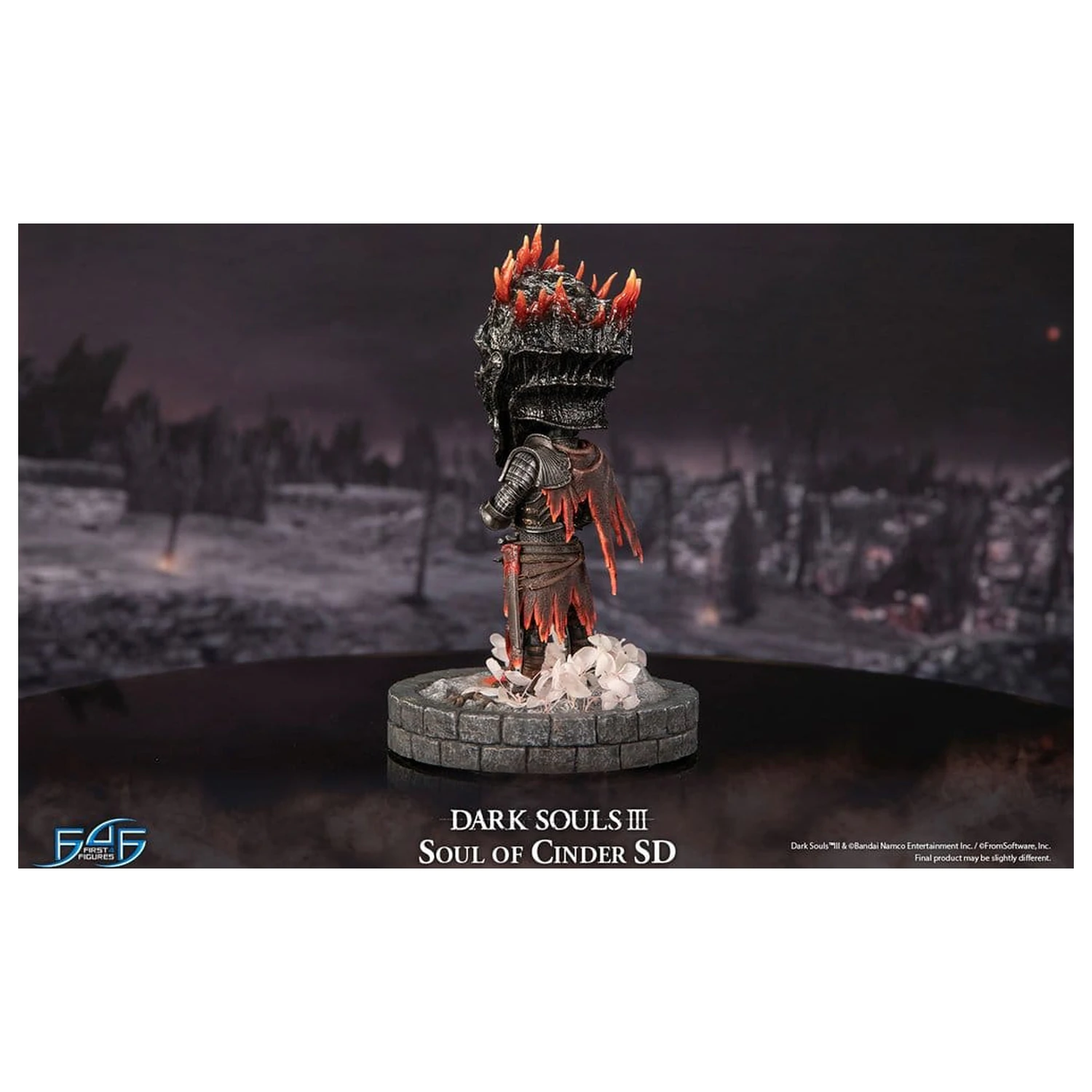 Dark Souls III Żywiczna Statuetka Soul of Cinder SD 22 cm zdjęcie produktu