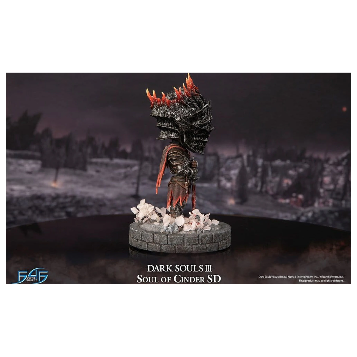 Dark Souls III Żywiczna Statuetka Soul of Cinder SD 22 cm zdjęcie produktu