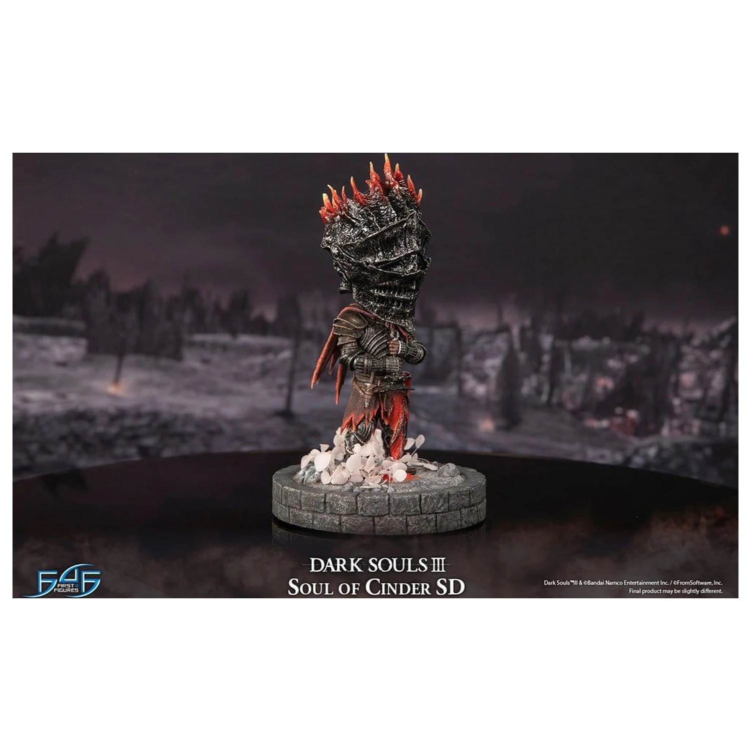 Dark Souls III Żywiczna Statuetka Soul of Cinder SD 22 cm zdjęcie produktu