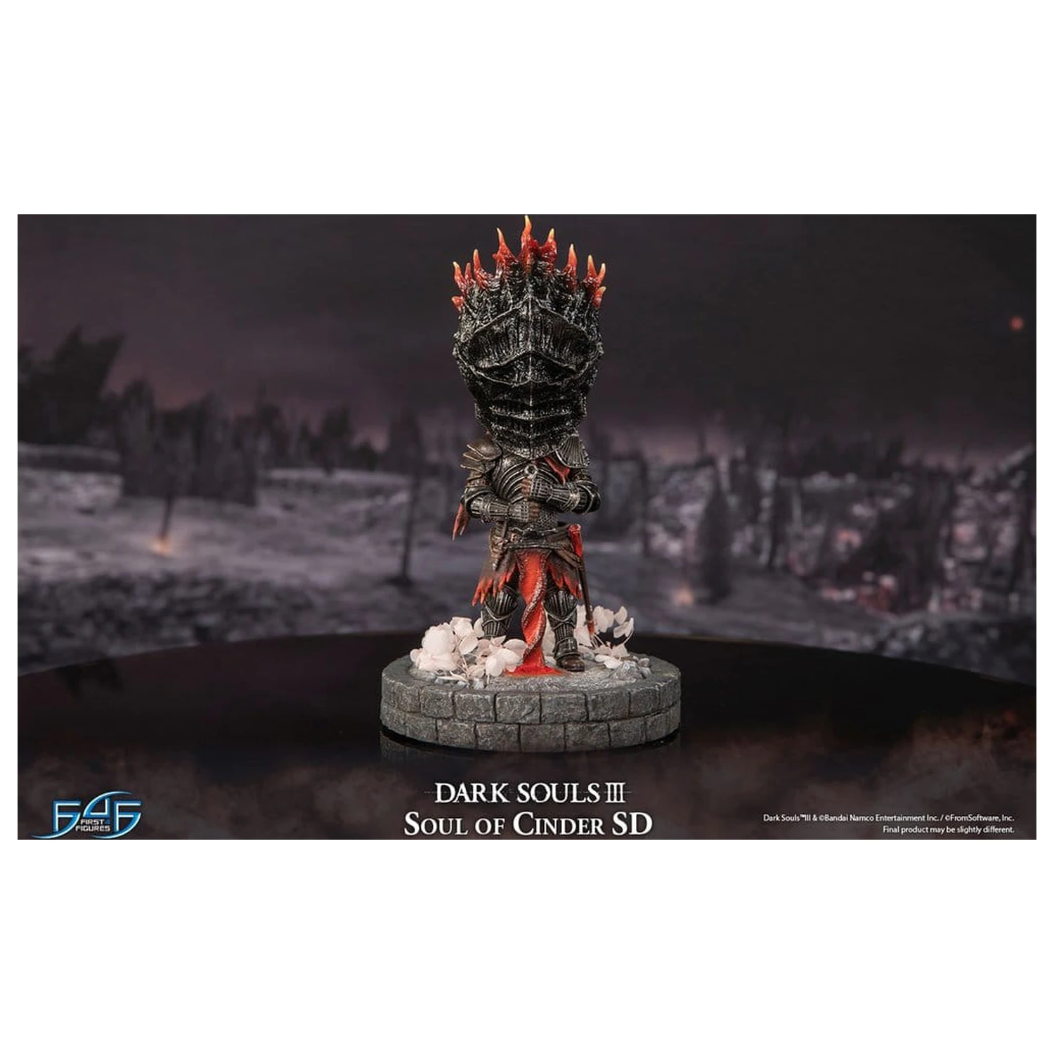 Dark Souls III Żywiczna Statuetka Soul of Cinder SD 22 cm zdjęcie produktu
