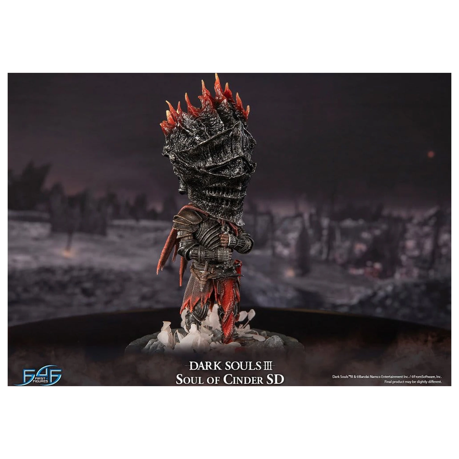 Dark Souls III Żywiczna Statuetka Soul of Cinder SD 22 cm zdjęcie produktu