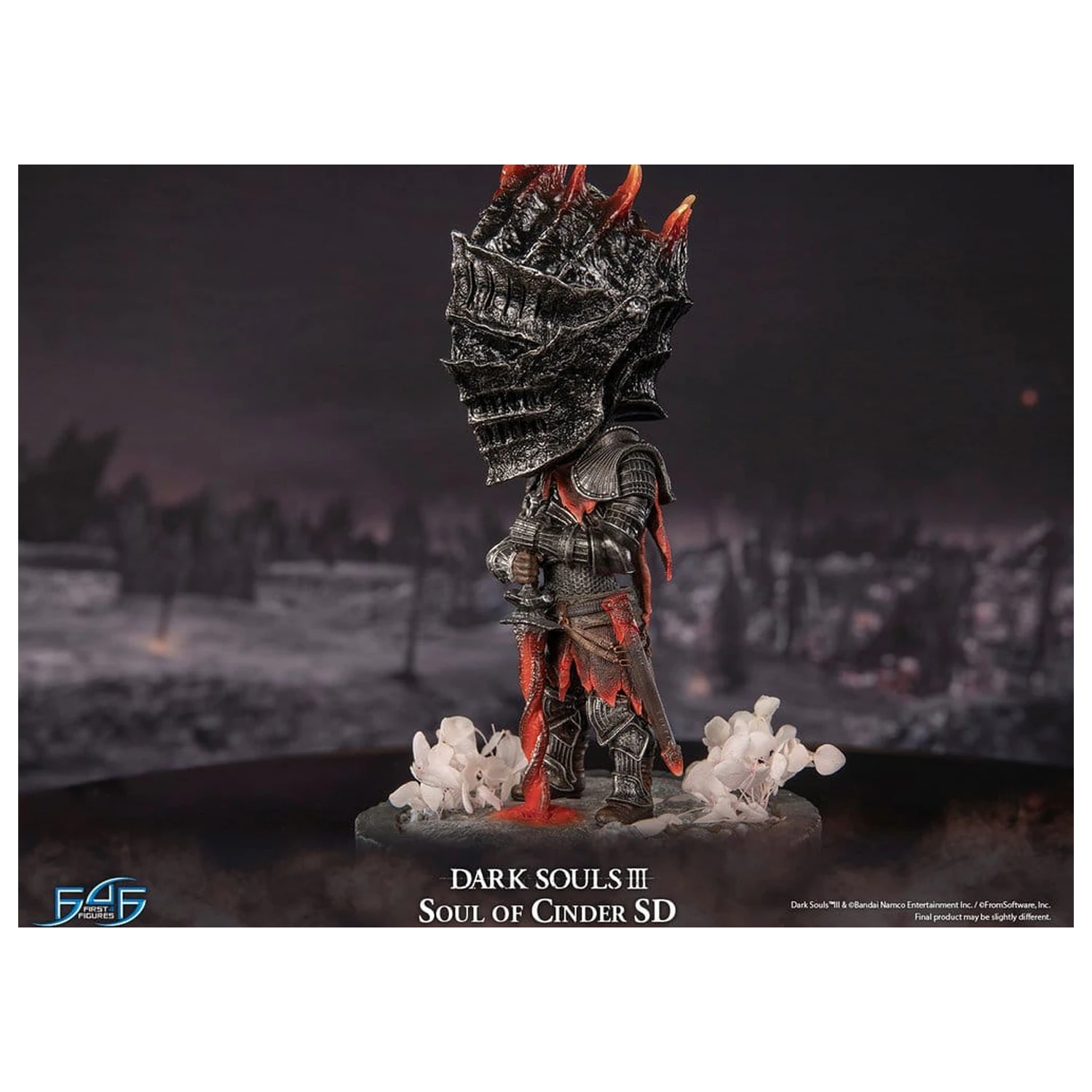 Dark Souls III Żywiczna Statuetka Soul of Cinder SD 22 cm zdjęcie produktu