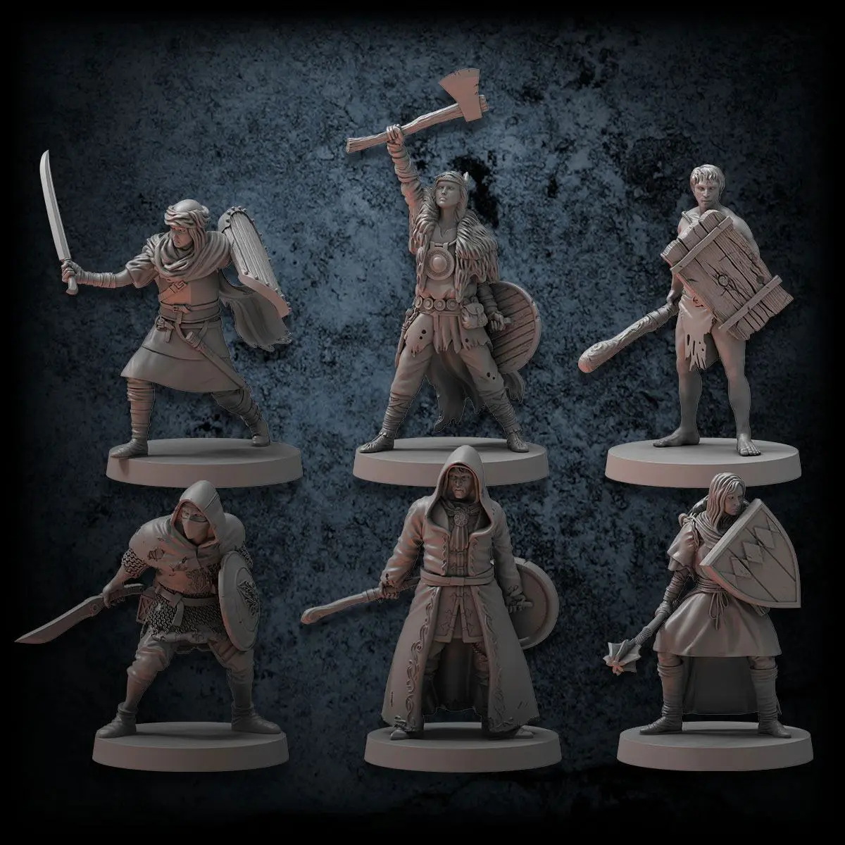 Dark Souls The Board Miniatures Nierozpaleni Bohaterowie Pack 2 zdjęcie produktu