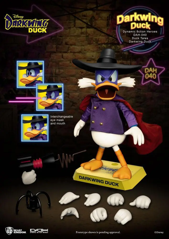 Darkwing Duck Dynamic 8ction Heroes Figurka Akcji 1/9 Darkwing Duck 16 cm zdjęcie produktu