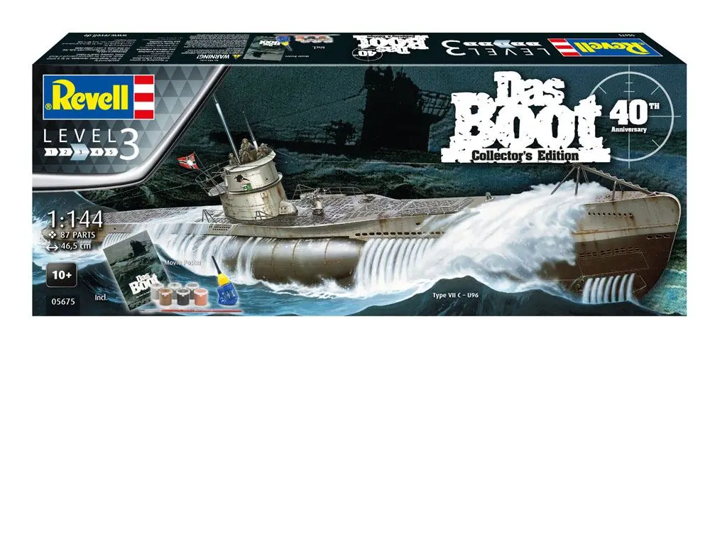 Zestaw Upominkowy Modelu "Das Boot" 1/144 U-Boot U96 Typ VII C 40th Anniversary 46 cm zdjęcie produktu