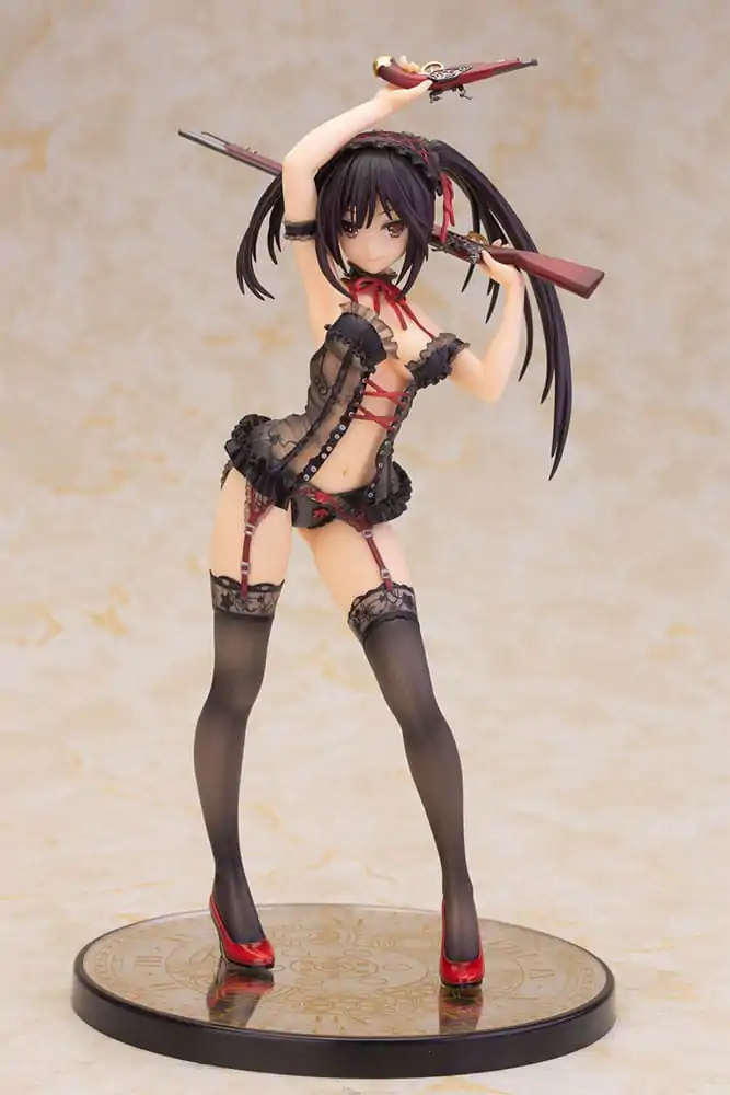 Date A Live Statue 1/7 Kurumi Tokisaki Lingerie Ver. Black Special Edition 24 cm Figurka zdjęcie produktu
