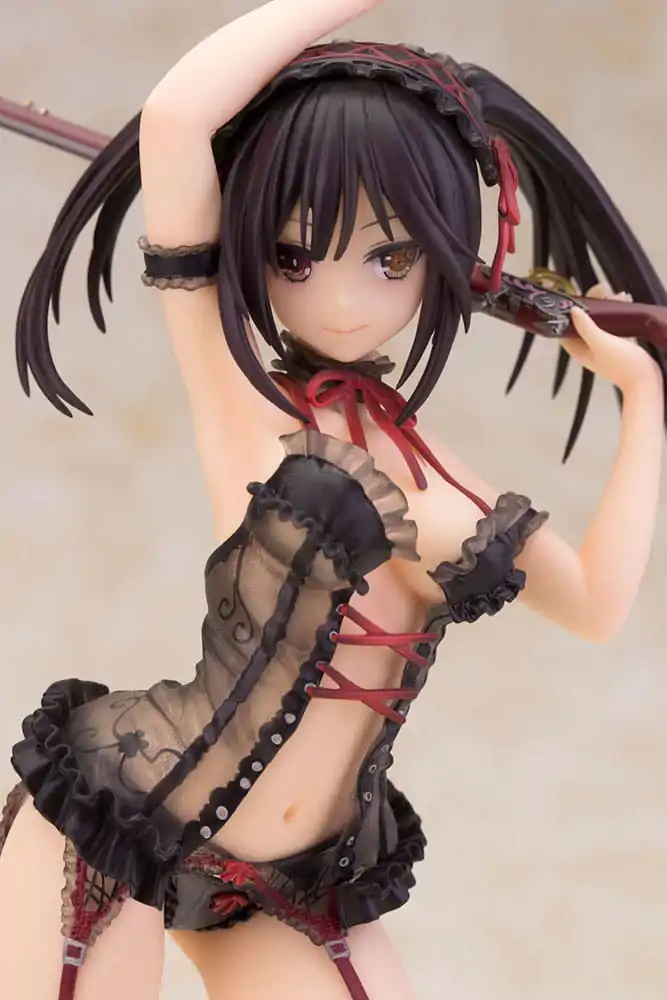 Date A Live Statua 1/7 Kurumi Tokisaki Lingerie Ver. Black 24 cm zdjęcie produktu