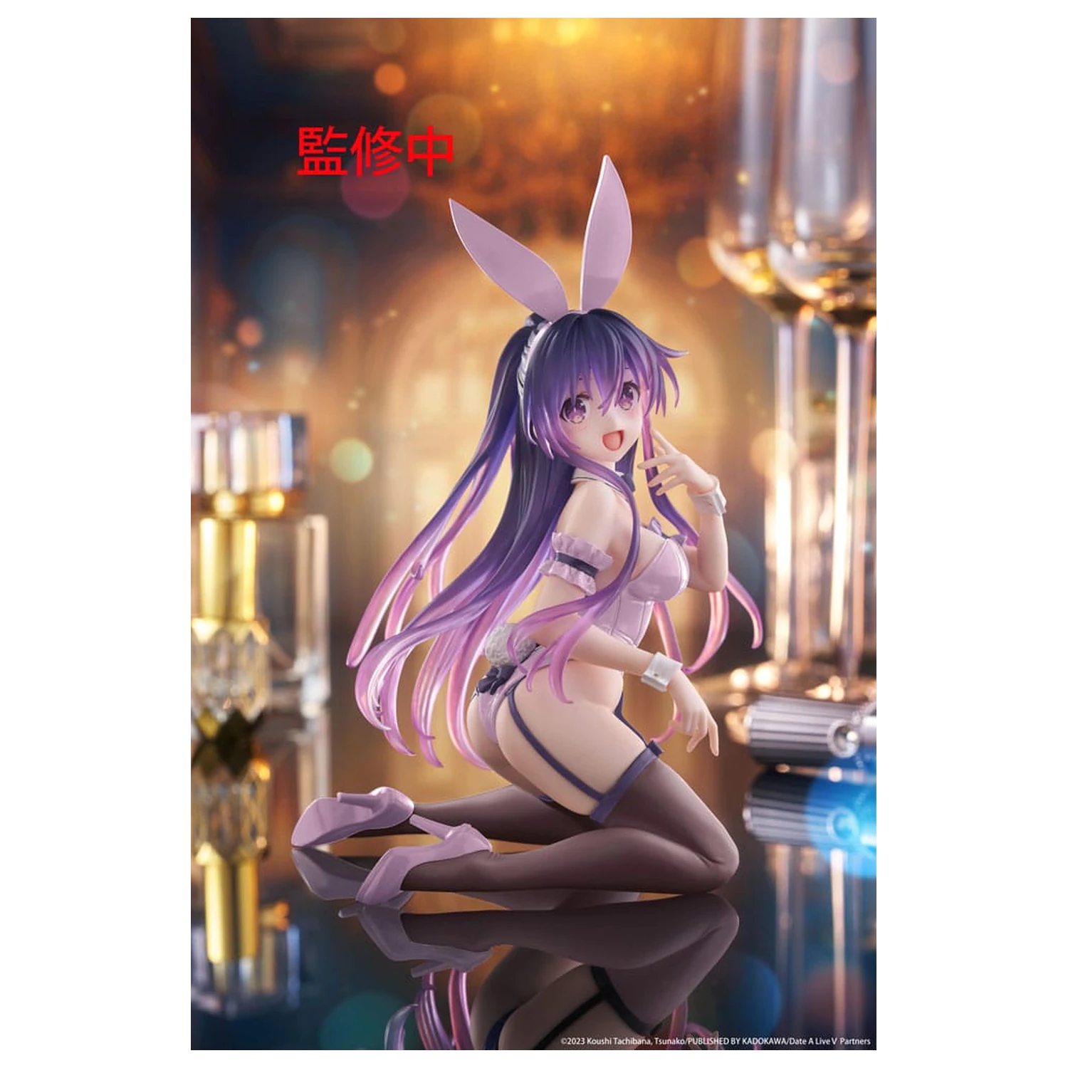Date A Live PVC Statue Desktop Cute Figure Tohka Yatogami (Bunny Ver.) Renewal 13 cm zdjęcie produktu