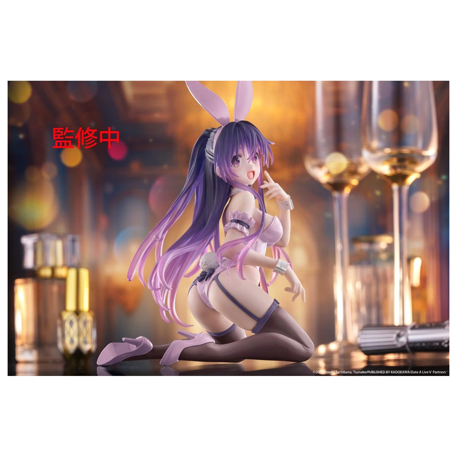 Date A Live PVC Statue Desktop Cute Figure Tohka Yatogami (Bunny Ver.) Renewal 13 cm zdjęcie produktu