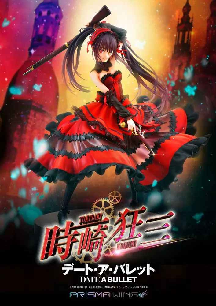Date A Live Fragment: Date A Bullet Prisma Wing Statua PVC 1/7 Kurumi Tokisaki 27 cm zdjęcie produktu