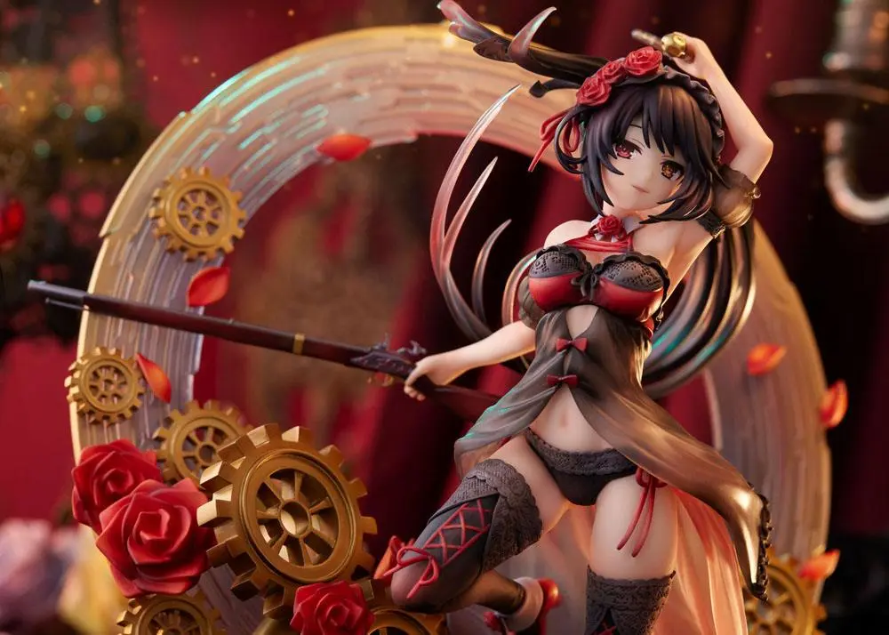 Date A Live IV PVC Statue 1/7 Kurumi Tokisaki Lingerie Swimwear Ver. 27 cm zdjęcie produktu