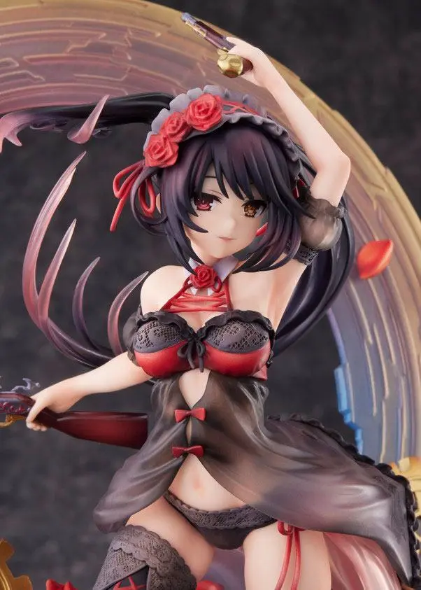 Date A Live IV PVC Statue 1/7 Kurumi Tokisaki Lingerie Swimwear Ver. 27 cm zdjęcie produktu