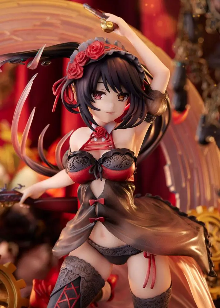 Date A Live IV PVC Statue 1/7 Kurumi Tokisaki Lingerie Swimwear Ver. 27 cm zdjęcie produktu