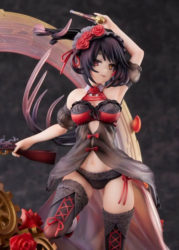 Date A Live IV PVC Statue 1/7 Kurumi Tokisaki Lingerie Swimwear Ver. 27 cm zdjęcie produktu