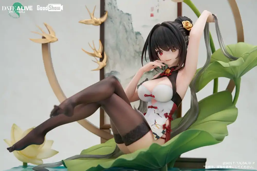 Date A Live: Spirit Pledge Statuetka PVC 1/7 Kurumi Tokisaki Ink Black China Dress Ver. 22 cm zdjęcie produktu