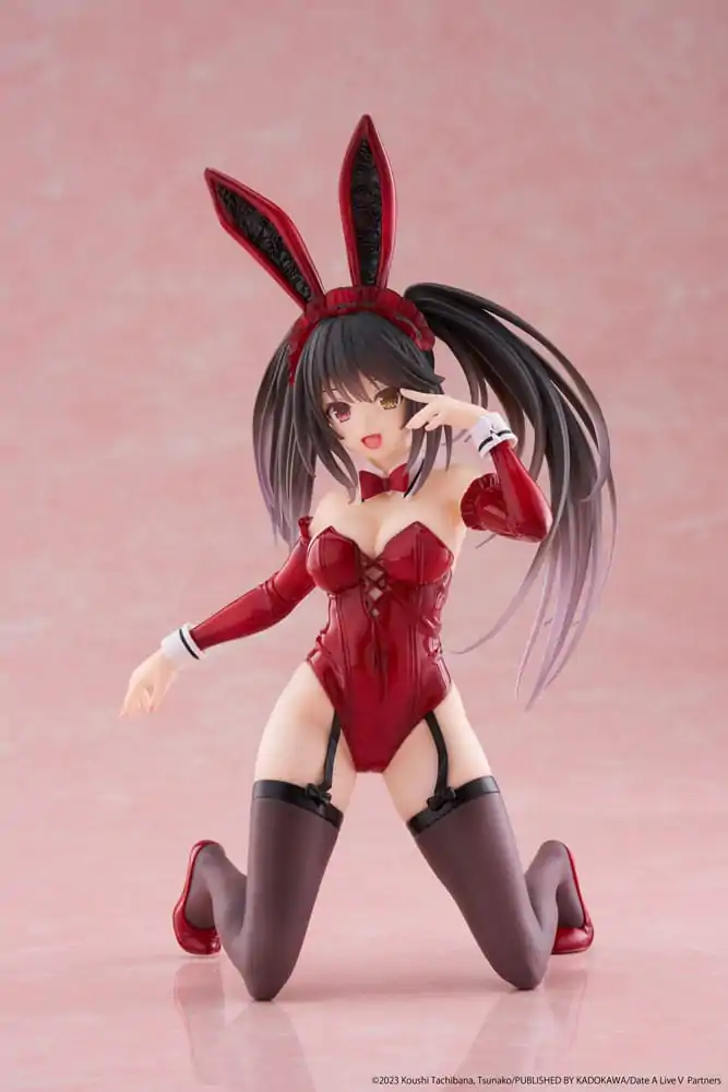 Date A Live V Statua PVC Figurka na biurko Cute Figure Kurumi Tokisaki Bunny Ver. 13 cm zdjęcie produktu