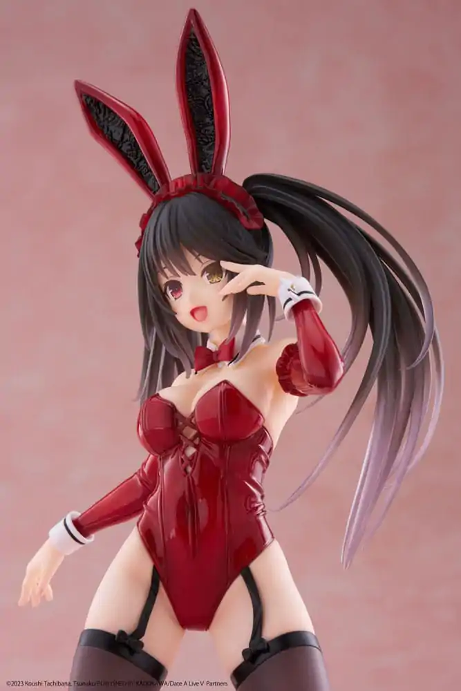 Date A Live V Statua PVC Figurka na biurko Cute Figure Kurumi Tokisaki Bunny Ver. 13 cm zdjęcie produktu