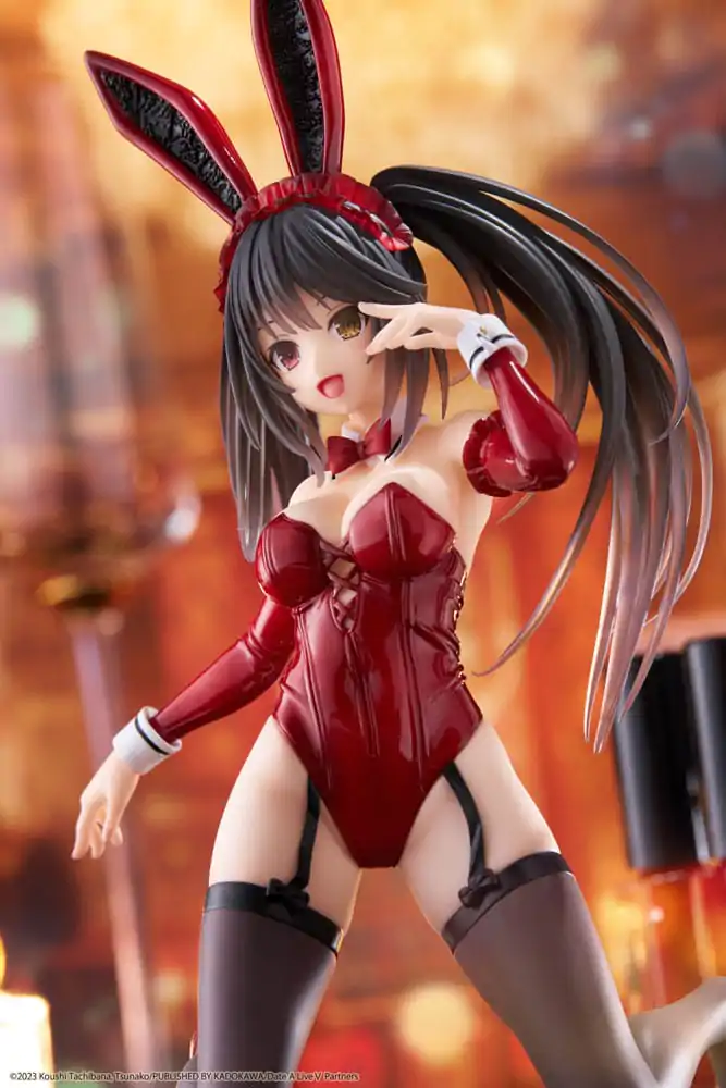 Date A Live V Statua PVC Figurka na biurko Cute Figure Kurumi Tokisaki Bunny Ver. 13 cm zdjęcie produktu