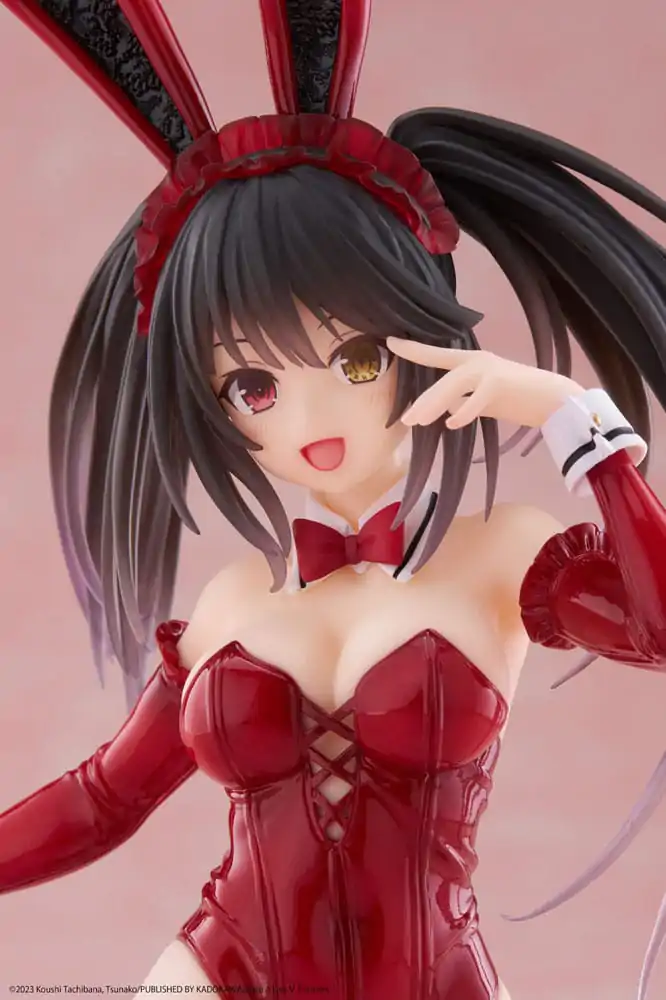 Date A Live V Statua PVC Figurka na biurko Cute Figure Kurumi Tokisaki Bunny Ver. 13 cm zdjęcie produktu