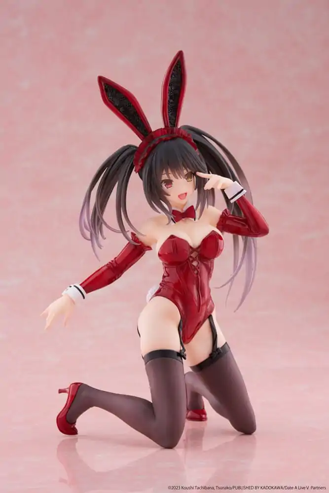 Date A Live V Statua PVC Figurka na biurko Cute Figure Kurumi Tokisaki Bunny Ver. 13 cm zdjęcie produktu