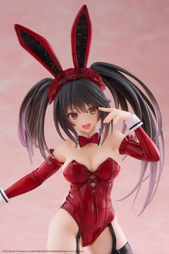 Date A Live V Statua PVC Figurka na biurko Cute Figure Kurumi Tokisaki Bunny Ver. 13 cm zdjęcie produktu