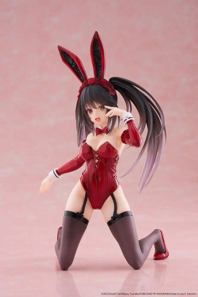 Date A Live V Statua PVC Figurka na biurko Cute Figure Kurumi Tokisaki Bunny Ver. 13 cm zdjęcie produktu