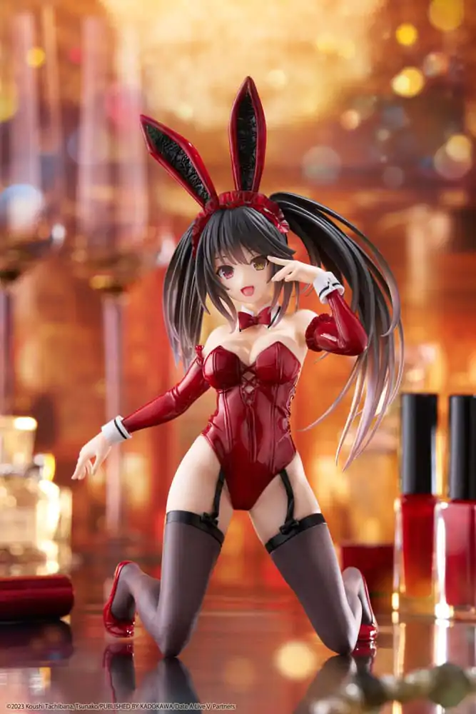 Date A Live V Statua PVC Figurka na biurko Cute Figure Kurumi Tokisaki Bunny Ver. 13 cm zdjęcie produktu