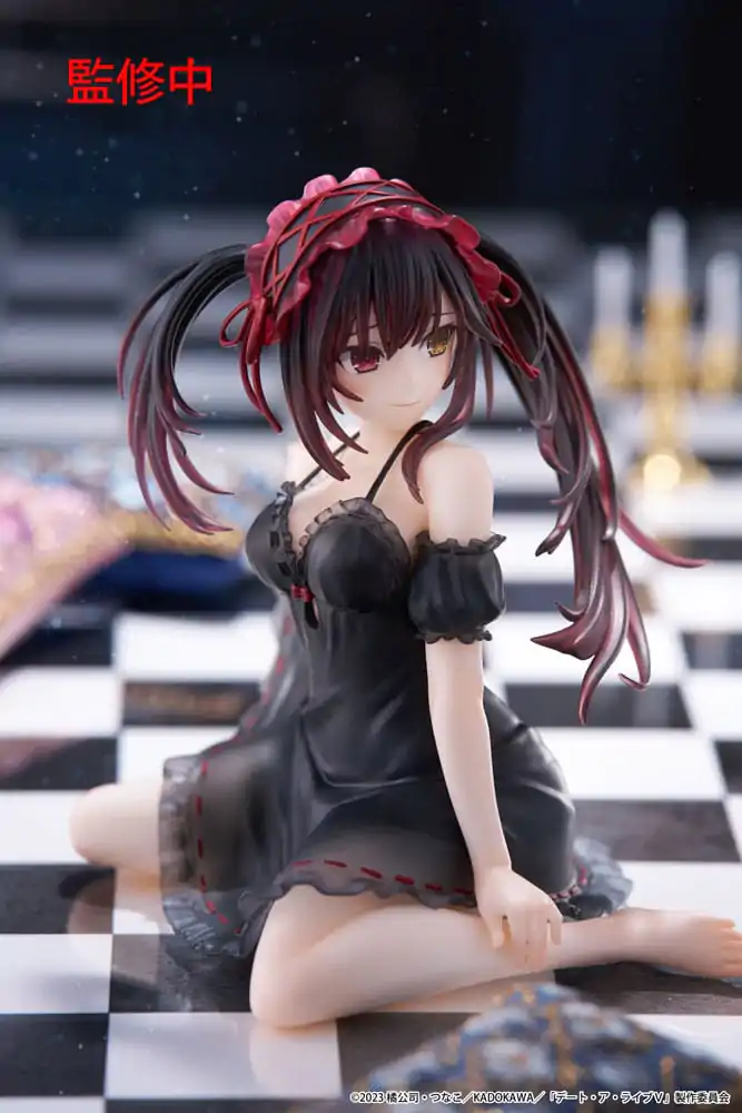 Date A Live V Figurka PVC na biurko Cute Figure Kurumi Tokisaki Nightwear Ver. 13 cm zdjęcie produktu