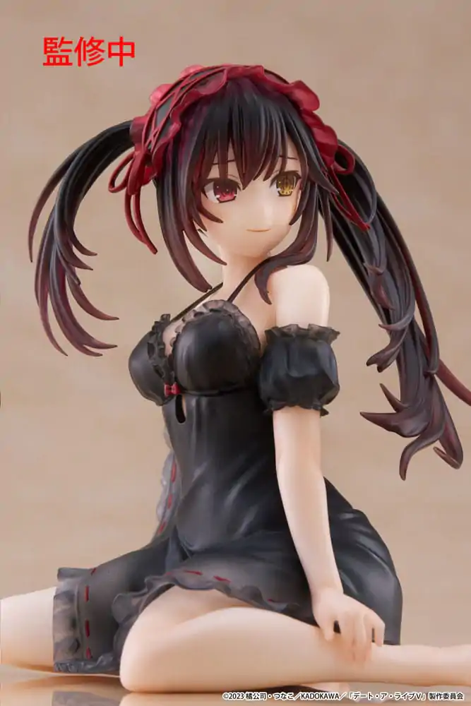 Date A Live V Figurka PVC na biurko Cute Figure Kurumi Tokisaki Nightwear Ver. 13 cm zdjęcie produktu