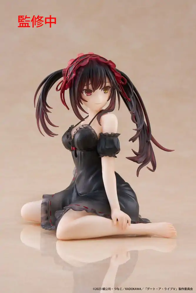 Date A Live V Figurka PVC na biurko Cute Figure Kurumi Tokisaki Nightwear Ver. 13 cm zdjęcie produktu