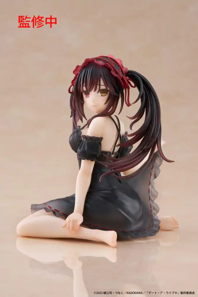 Date A Live V Figurka PVC na biurko Cute Figure Kurumi Tokisaki Nightwear Ver. 13 cm zdjęcie produktu