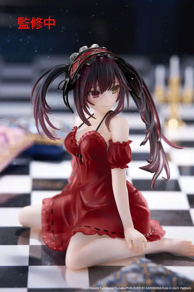 Date A Live V PVC Statuetka Desktop Cute Figure Kurumi Tokisaki Nightwear Ver. Renewal 13 cm zdjęcie produktu