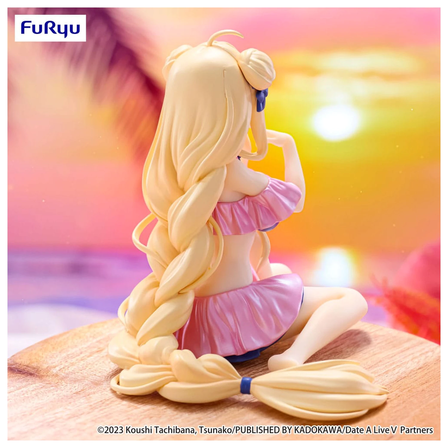 Date A Live V Noodle Stopper PVC Statuetka Mukuro Hoshimiya Swimsuit Pastel Pink Color Ver. 13 cm zdjęcie produktu